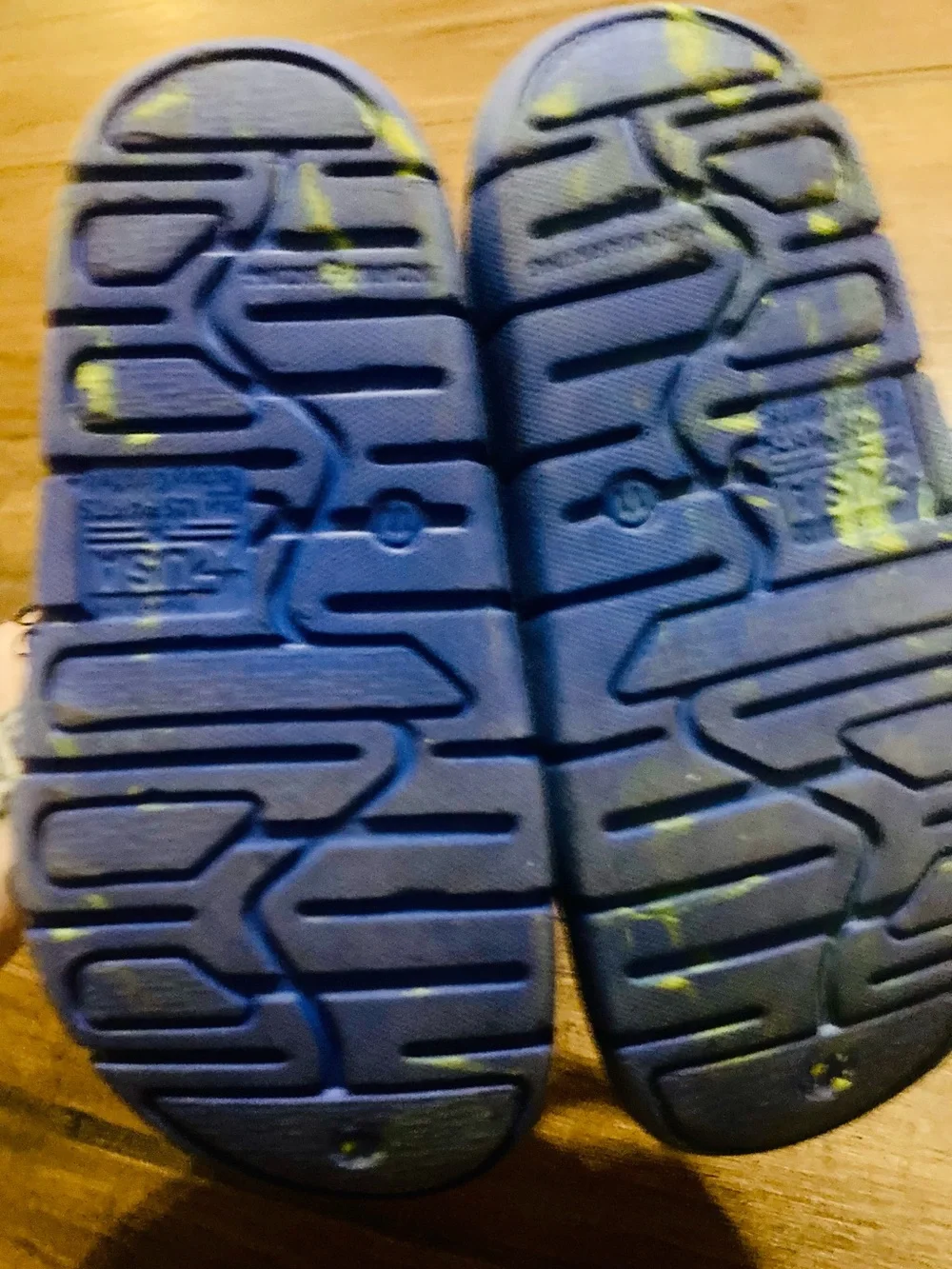Little Kids Croc Style Sandals Blue/Green Size 11 - Great condition